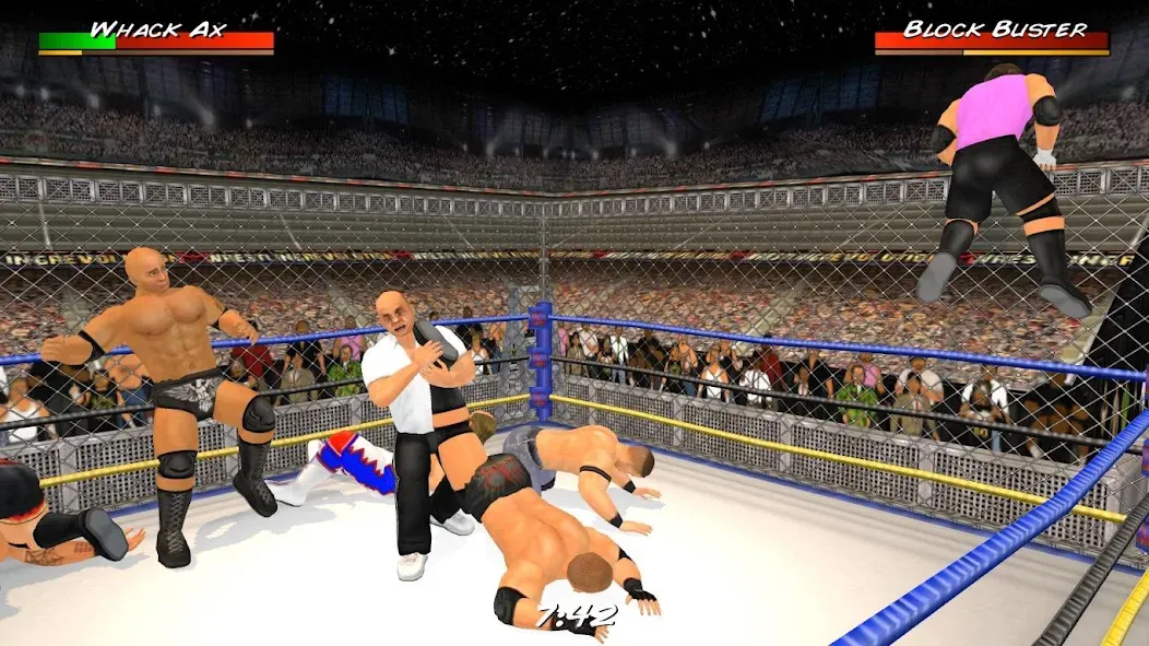 Wrestling Revolution 3D — скриншот 1