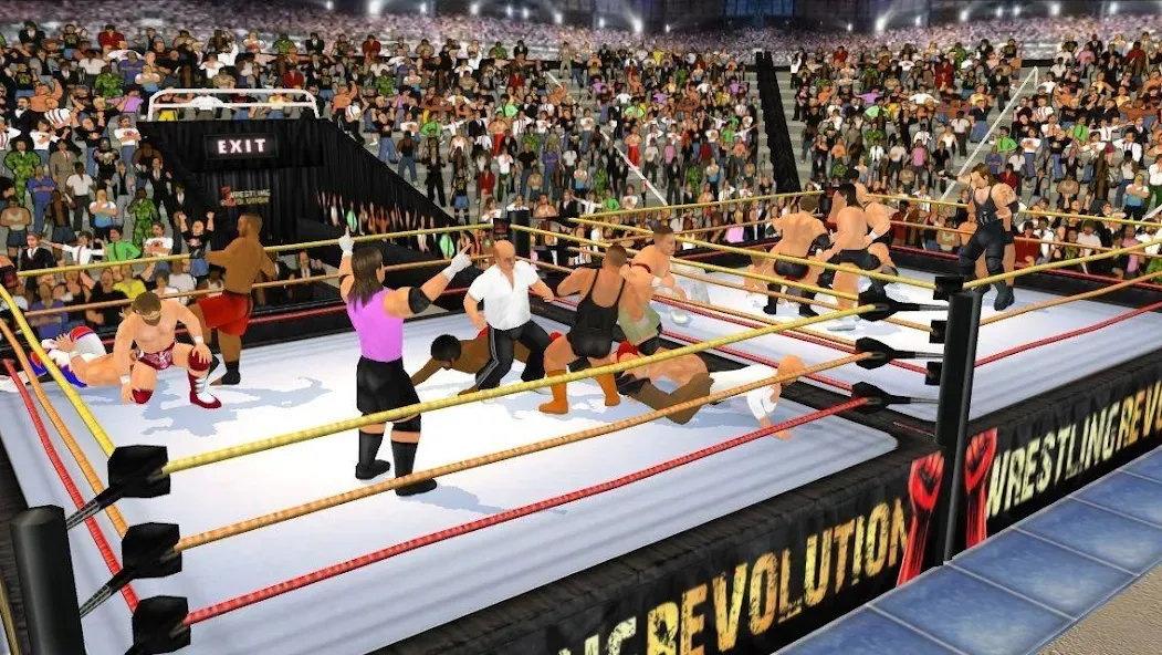 Wrestling Revolution 3D — скриншот 5
