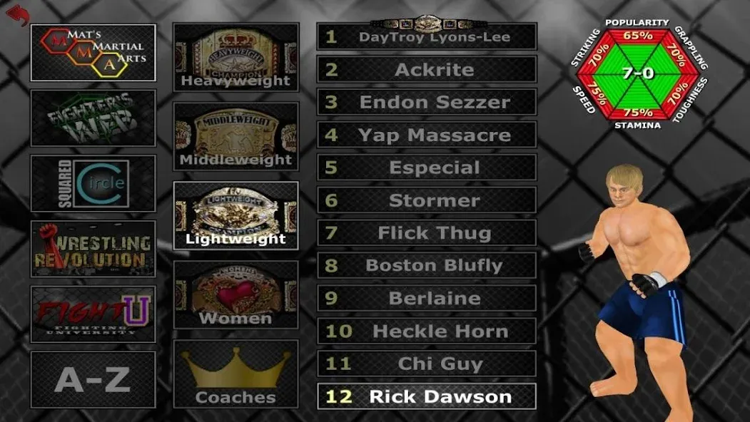 Weekend Warriors MMA — скриншот 2