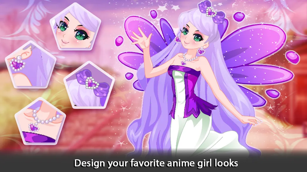 Dress Up Angel Anime Girl Game — скриншот 2