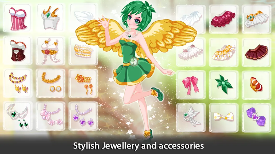 Dress Up Angel Anime Girl Game — скриншот 3