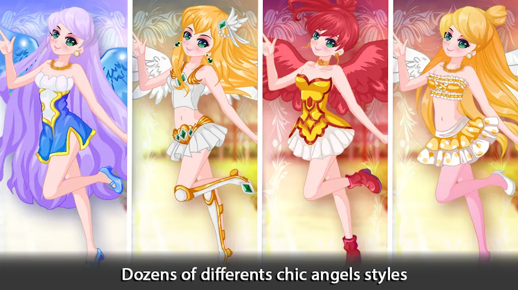Dress Up Angel Anime Girl Game — скриншот 4
