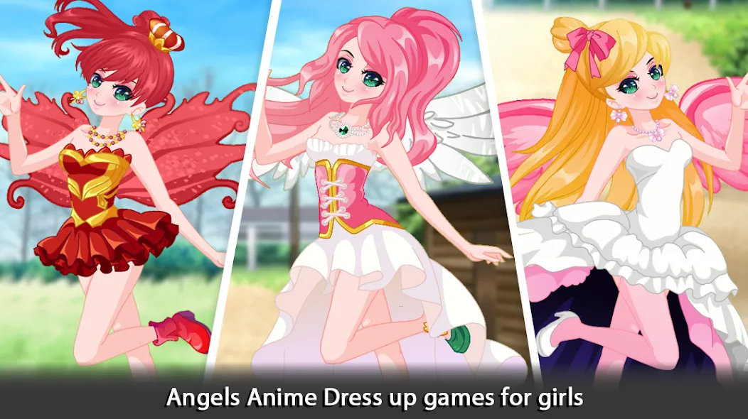 Dress Up Angel Anime Girl Game — скриншот 5