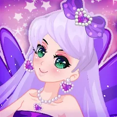 Взломанная Dress Up Angel Anime Girl Game на Андроид — Много денег