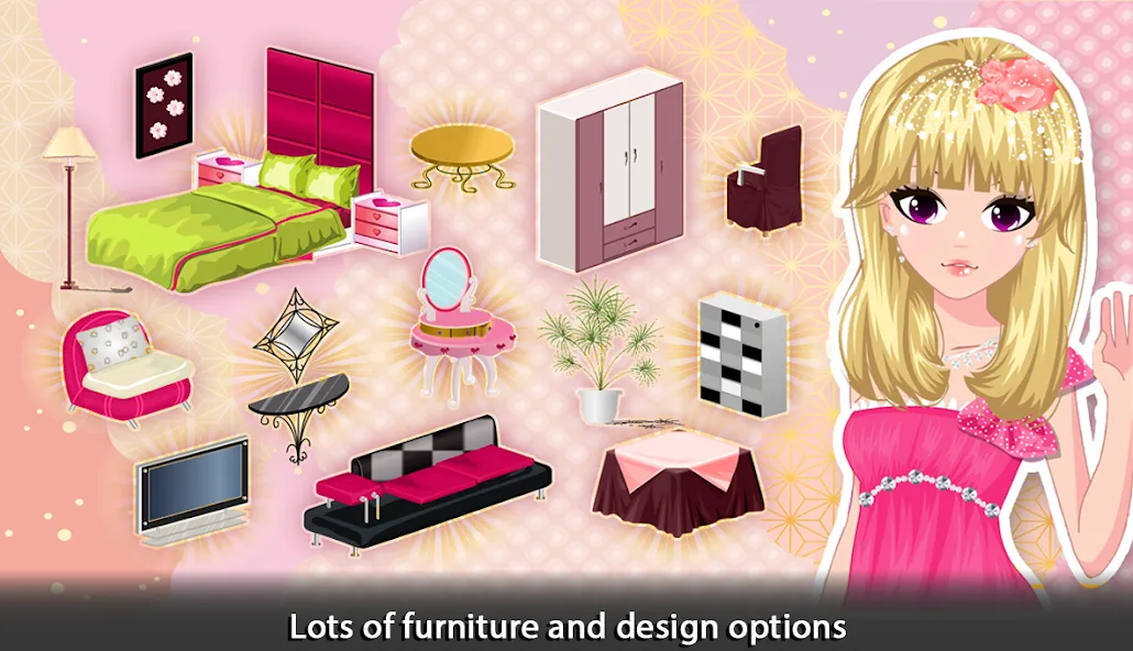 Girl Doll House - Room Design — скриншот 3