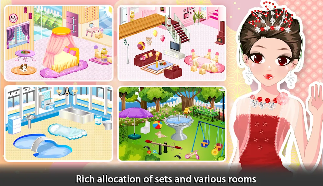 Girl Doll House - Room Design — скриншот 4