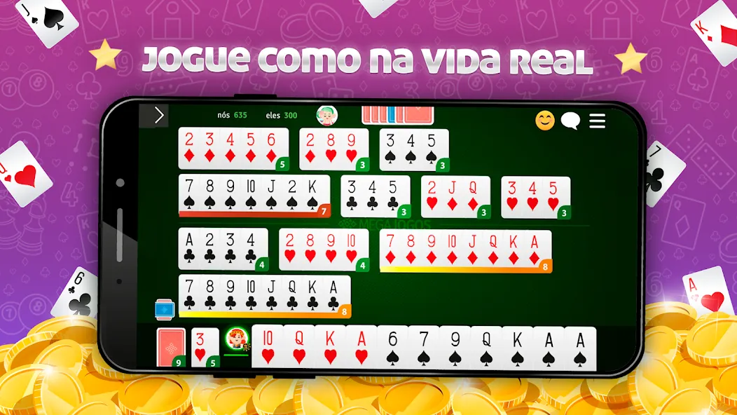 Buraco Online - Mano a Mano — скриншот 2
