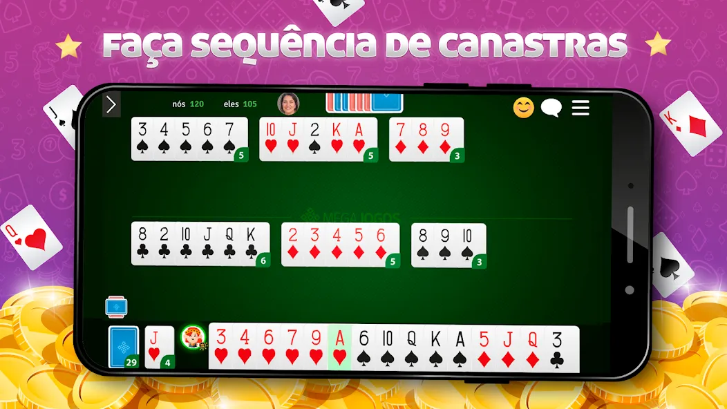 Buraco Online - Mano a Mano — скриншот 5