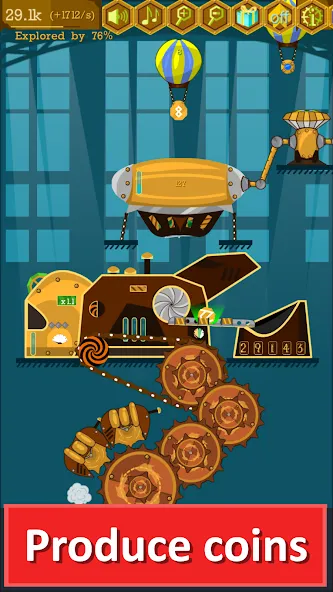 Steampunk Idle Gear Spinner — скриншот 2 Steampunk Idle Gear Spinner — скриншот 2