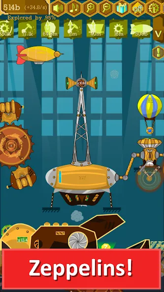 Steampunk Idle Gear Spinner — скриншот 4 Steampunk Idle Gear Spinner — скриншот 4