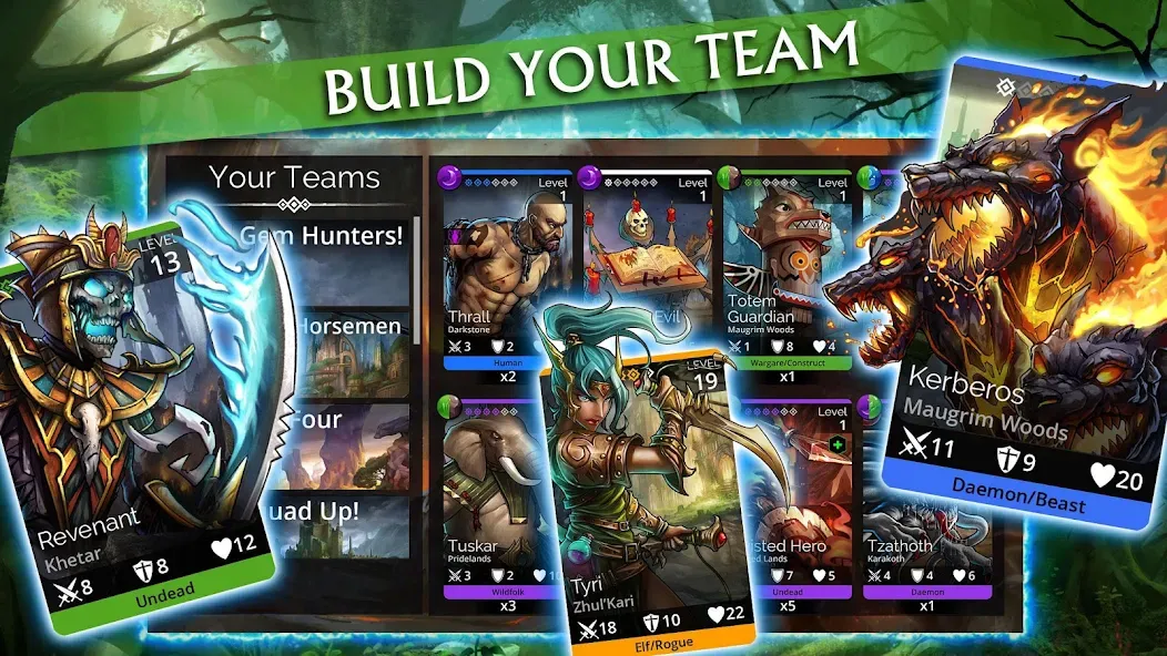Gems of War - Match 3 RPG — скриншот 2