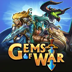 Скачать взлом Gems of War - Match 3 RPG — Много денег