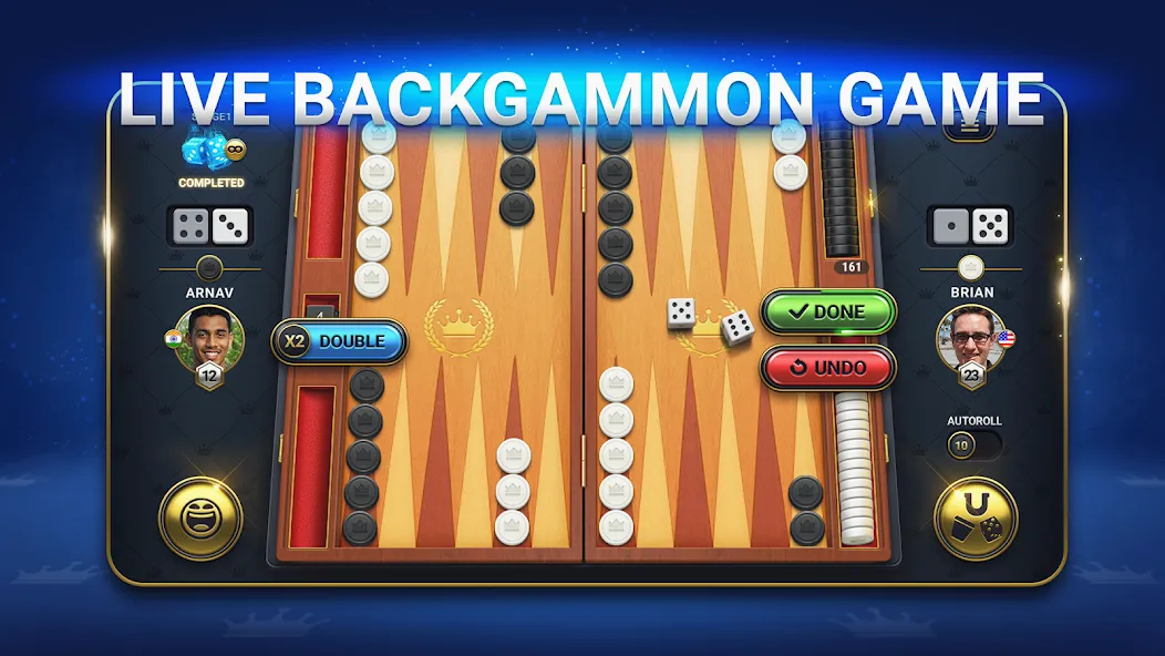 Backgammon Live - Online Games — скриншот 2