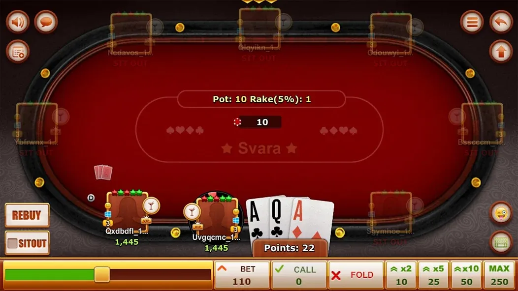 Play Seka with friends! — скриншот 4