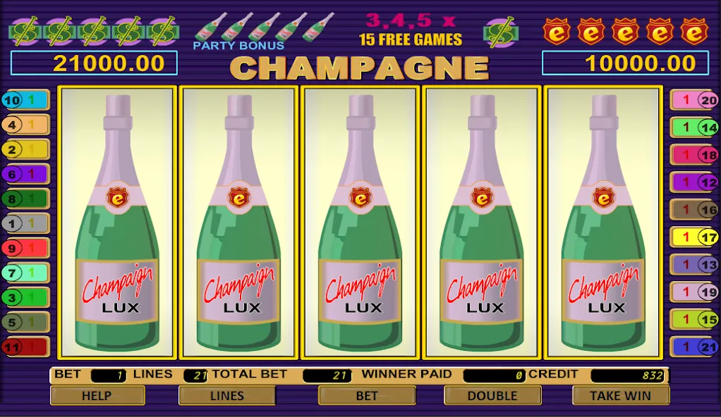 Champagne Slot — скриншот 2 Champagne Slot — скриншот 2