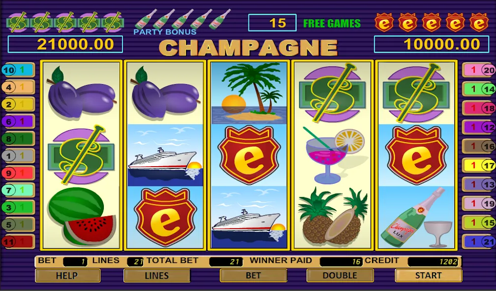 Champagne Slot — скриншот 4 Champagne Slot — скриншот 4