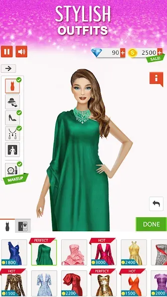 Fashion Stylist: Dress Up Game — скриншот 2