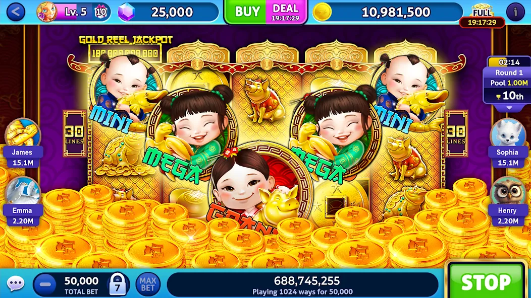 Jackpot Madness Slots Casino — скриншот 3 Jackpot Madness Slots Casino — скриншот 3