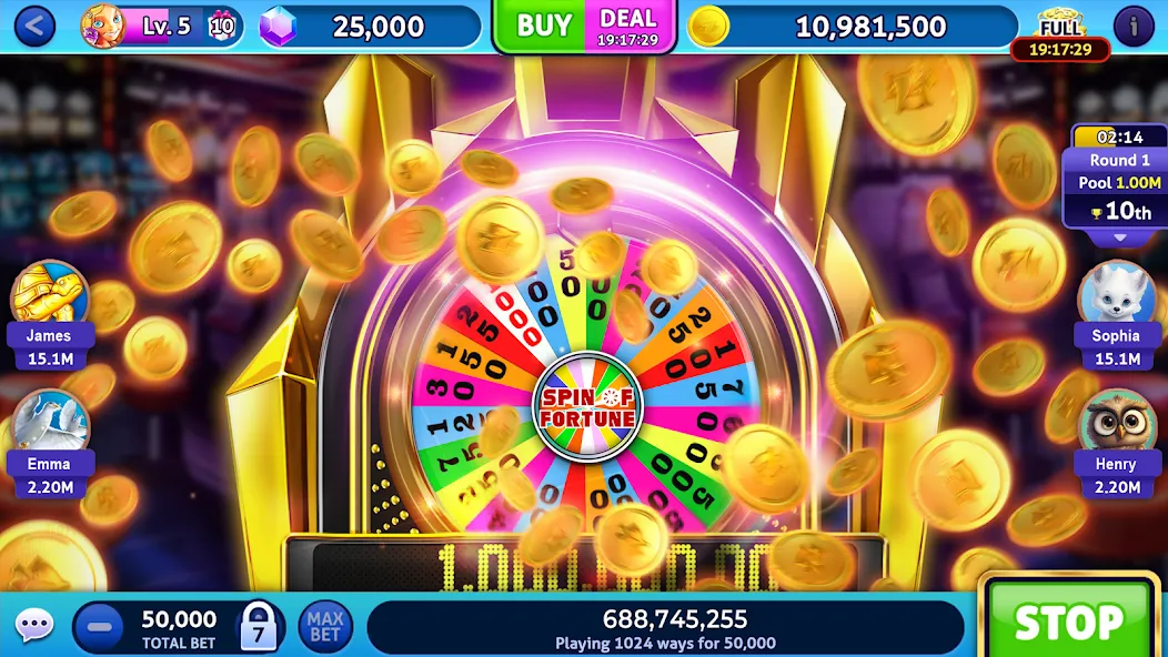 Jackpot Madness Slots Casino — скриншот 4 Jackpot Madness Slots Casino — скриншот 4