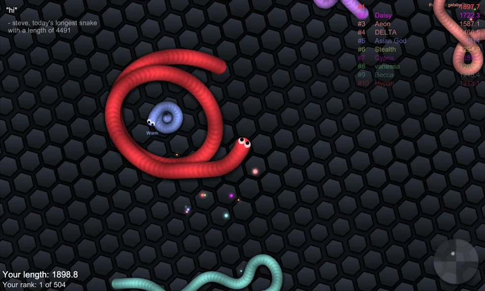 slither.io — скриншот 4