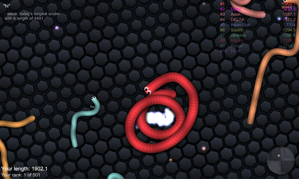 slither.io — скриншот 5