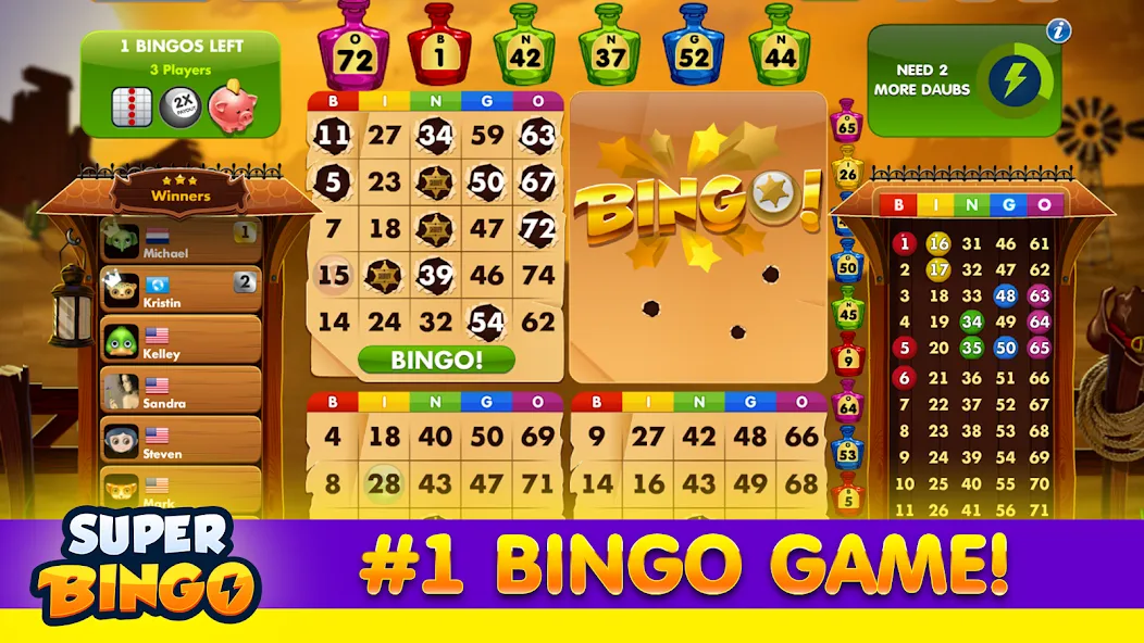 Super Bingo HD - Bingo Games — скриншот 4