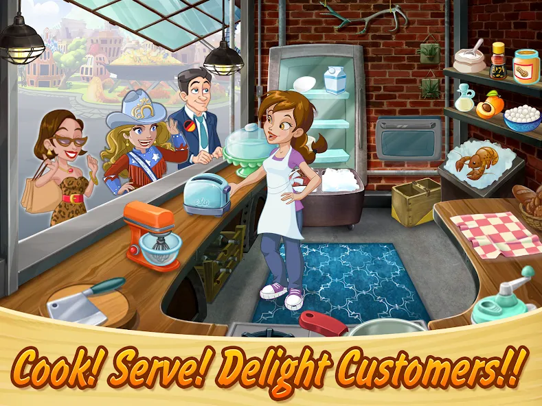 Kitchen Scramble: Cooking Game — скриншот 1 Kitchen Scramble: Cooking Game — скриншот 1