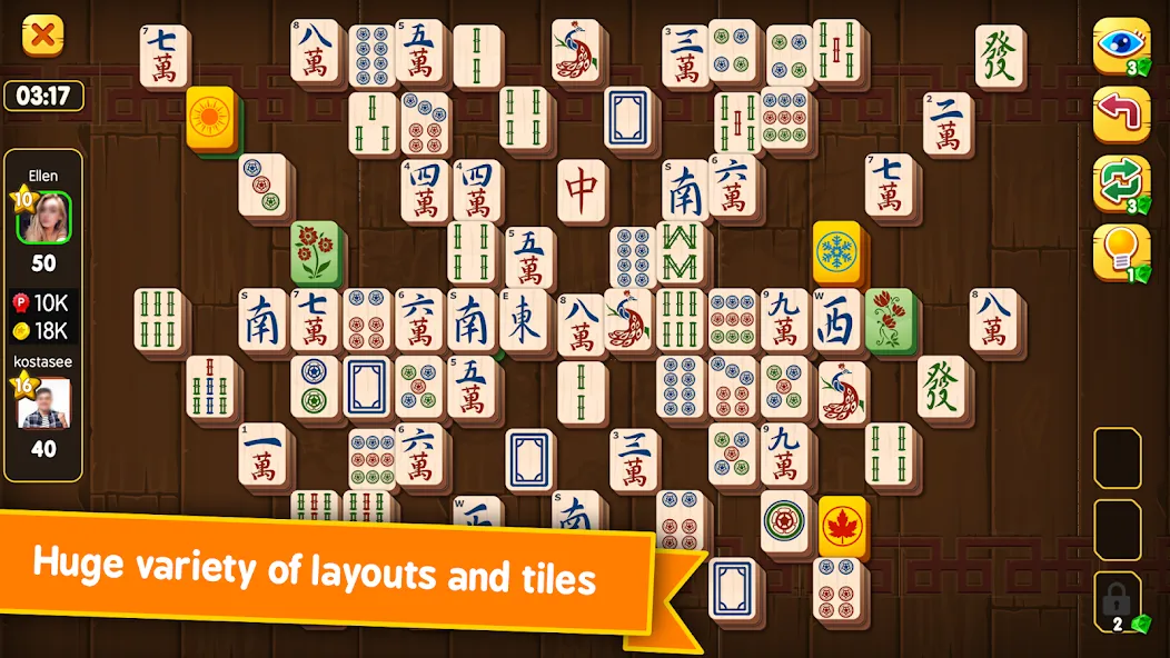 Mahjong Duels — скриншот 1