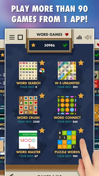 Word Games 101-in-1 — скриншот 1 Word Games 101-in-1 — скриншот 1