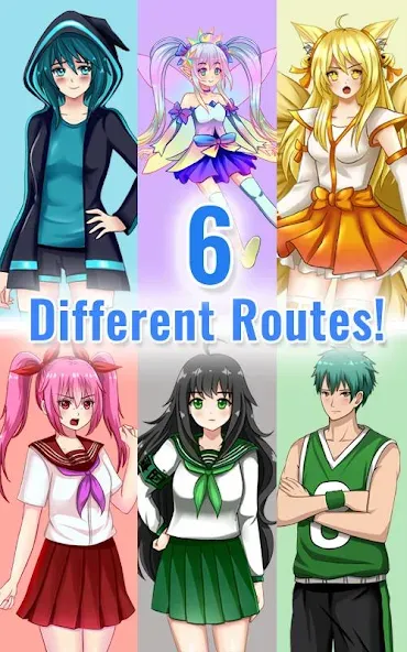 Gacha Memories - Anime Visual — скриншот 2