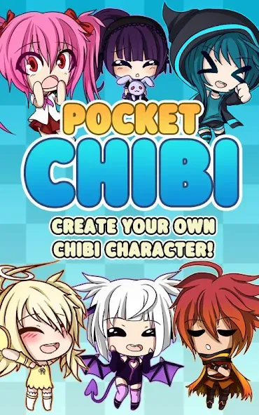 Pocket Chibi - Anime Dress Up — скриншот 1