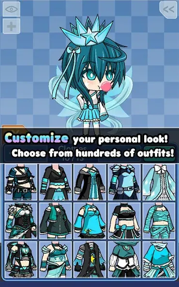 Pocket Chibi - Anime Dress Up — скриншот 5