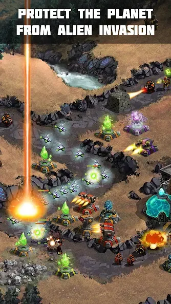 Ancient Planet Tower Defense — скриншот 1