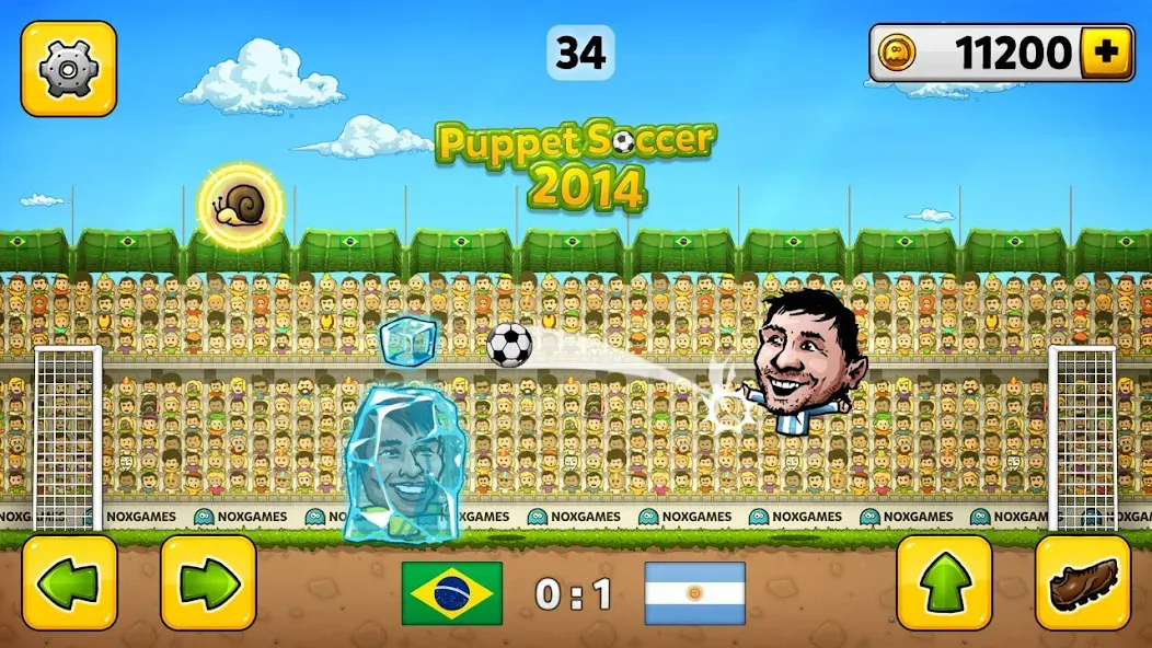 Puppet Soccer - Football — скриншот 1