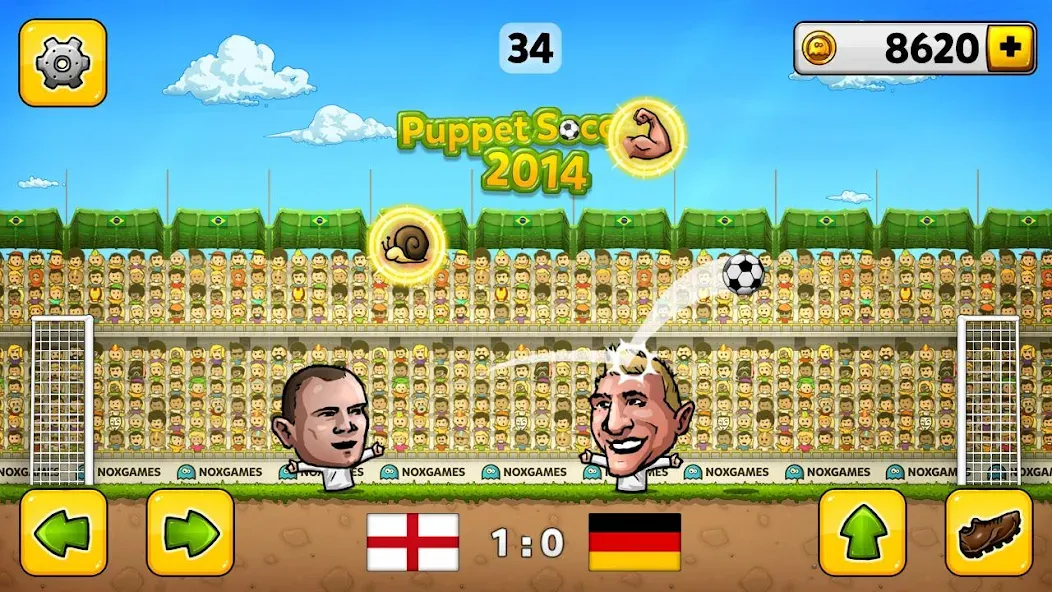 Puppet Soccer - Football — скриншот 2