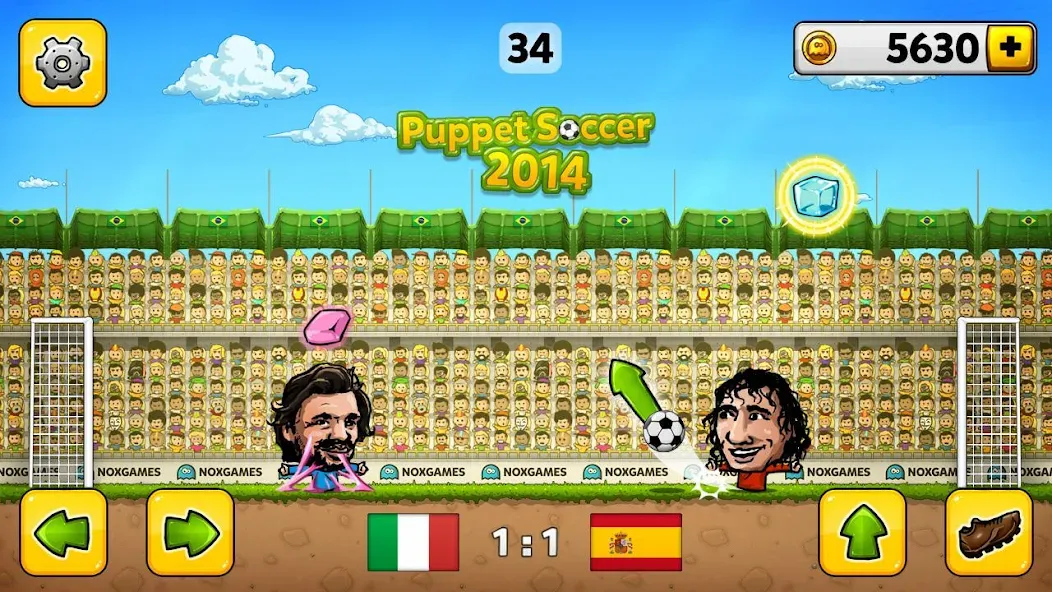 Puppet Soccer - Football — скриншот 3