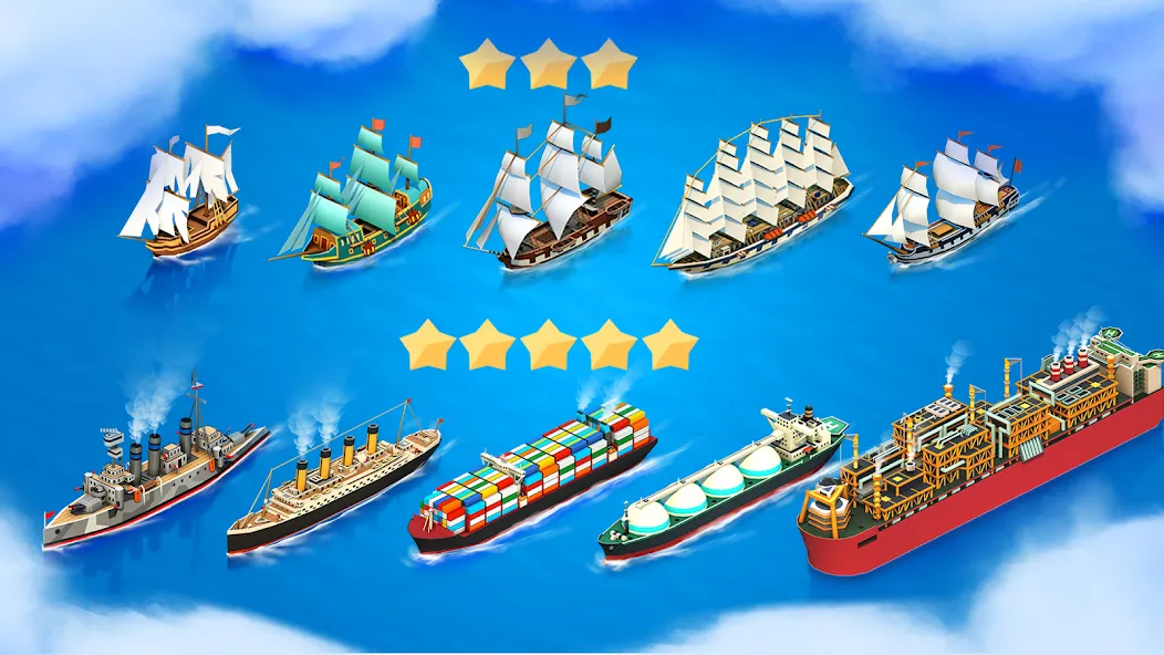 Sea Port: Cargo Boat Tycoon — скриншот 4