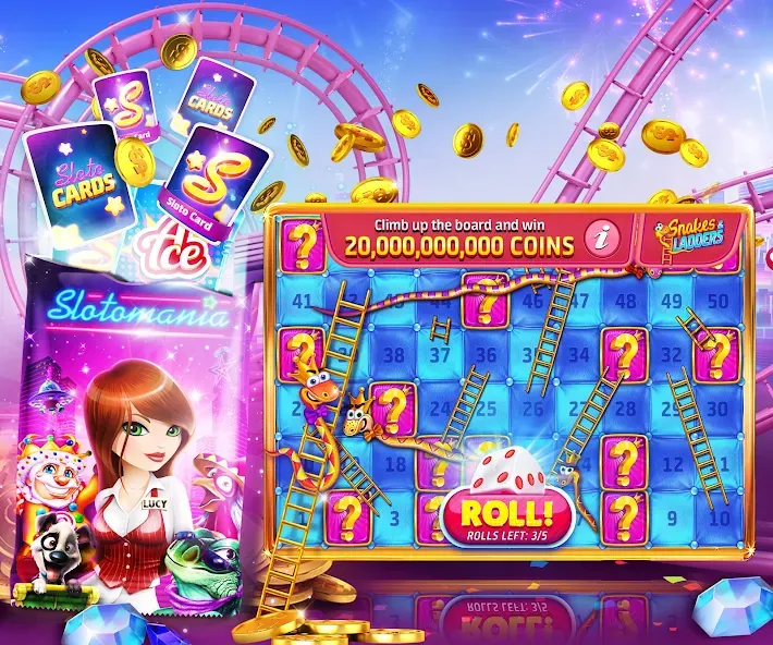 Slotomania™ Slots Casino Games — скриншот 5
