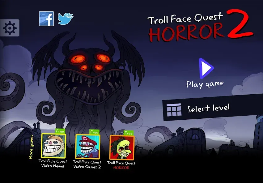 Troll Face Quest: Horror 2 — скриншот 1