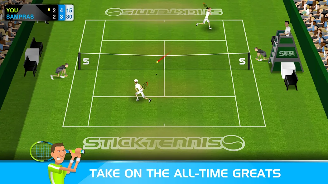 Stick Tennis — скриншот 2