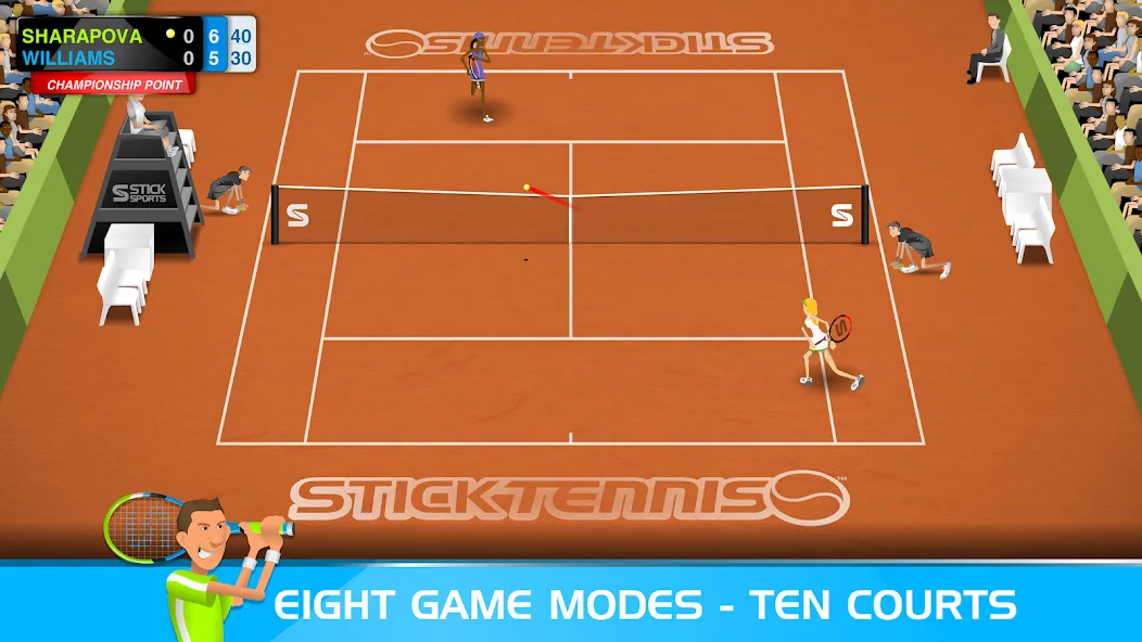 Stick Tennis — скриншот 3