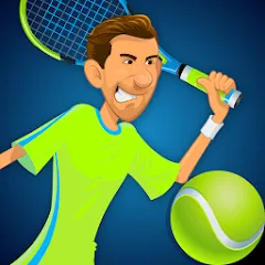 Взломанная Stick Tennis на Андроид — Все разблокировано