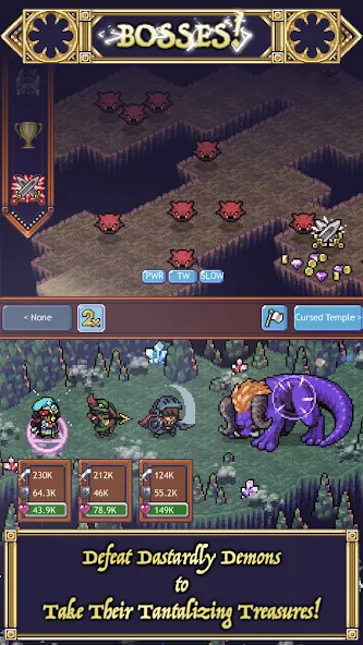 Cave Heroes:Idle Dungeon RPG — скриншот 2