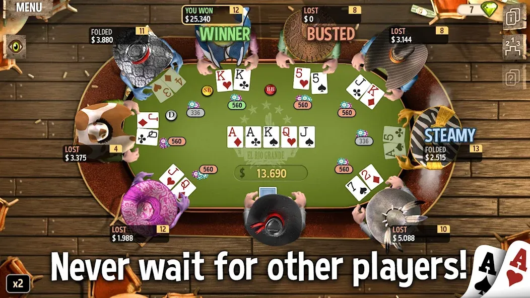 Governor of Poker 2 - Offline — скриншот 2 Governor of Poker 2 - Offline — скриншот 2