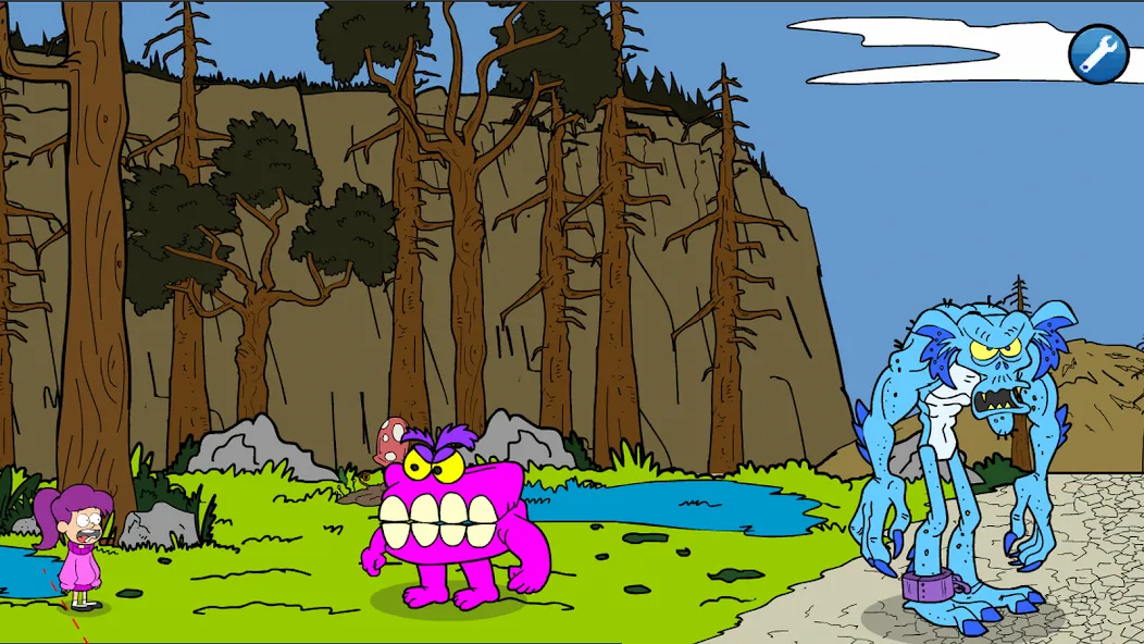 Gravity Forest Saw Trap — скриншот 1