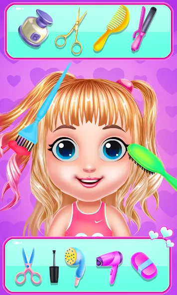Baby Girl Caring Pinky Style — скриншот 3 Baby Girl Caring Pinky Style — скриншот 3