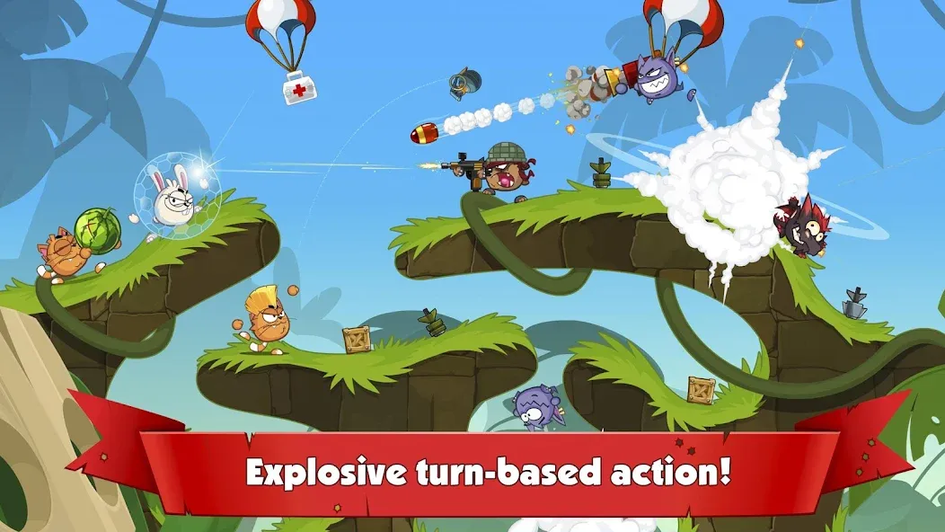 Wormix: PvP Tactical Shooter — скриншот 1