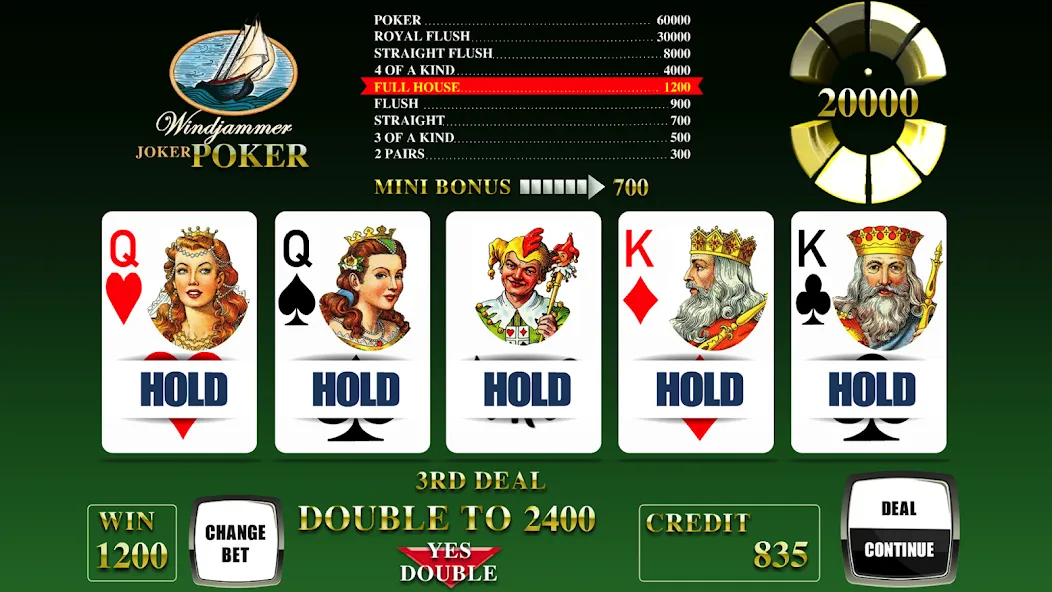 Windjammer Poker — скриншот 2