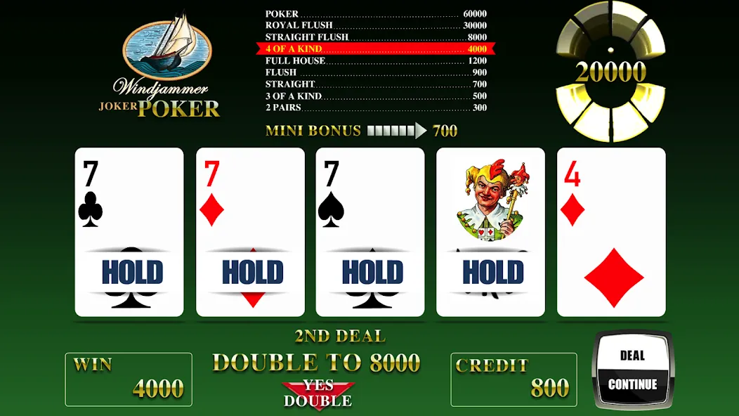 Windjammer Poker — скриншот 3