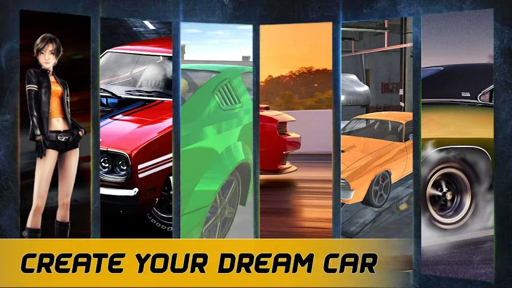 American Muscle Car Racing — скриншот 1
